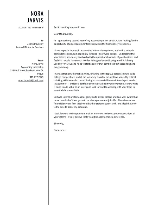 Accounting Internship cover_letter example