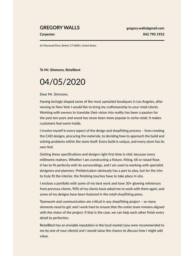 Art Teacher cover_letter example