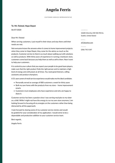 Creative cover letter template Professional