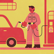 Gas station attendant