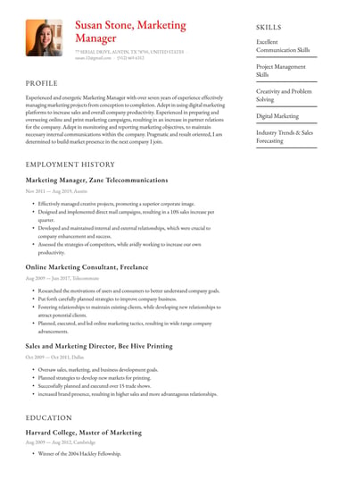 Ats resume template Polished