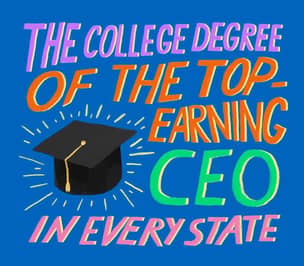 The college degree of the top‑earning CEO in every state The college degree of the top‑earning CEO in every state
