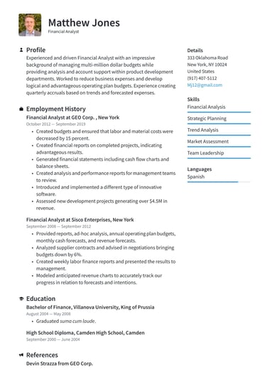Ats resume template Essential