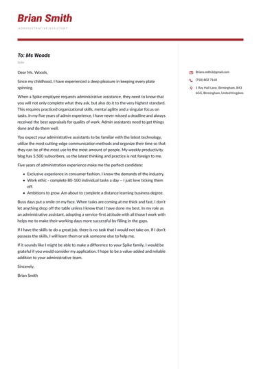 Modern cover letter template Modern