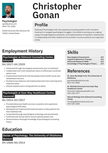 Ats resume template Defined